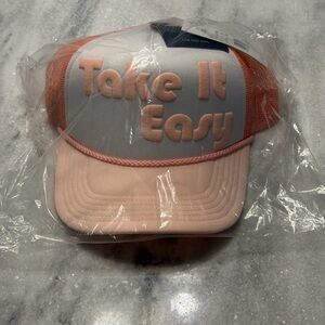 Take It Easy Trucker Hat. Kids. NEW